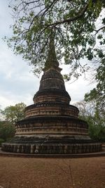 Low angle view of temple