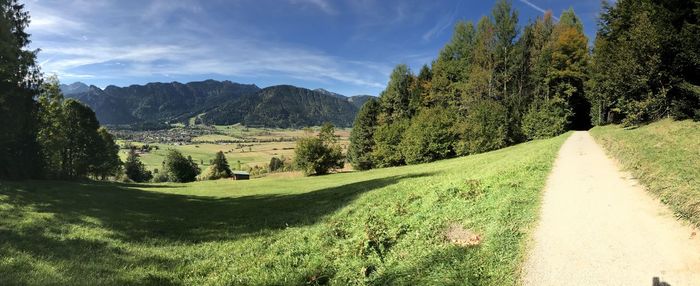 Scenic view of landscape against sky