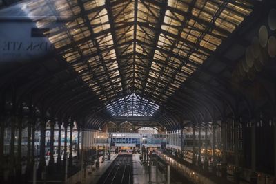 Interior of railroad station