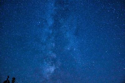 Low angle view of stars in sky