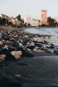 Rocks on beach