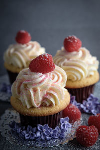 Close-up of cupcakes