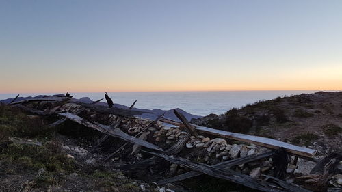 Scenic view of clear sky