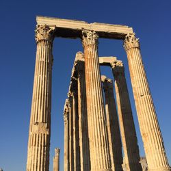 Low angle view of historical building against sky