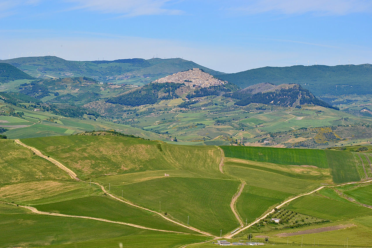 SCENIC VIEW OF FARM AGAINST SKY