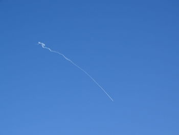 Low angle view of blue sky