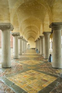 Corridor of historic building