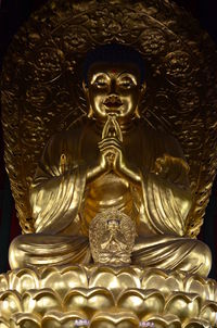 Close-up of buddha statue