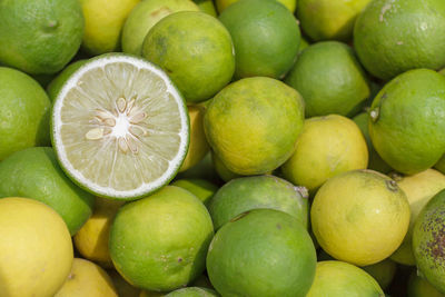 Full frame shot of citrus fruits
