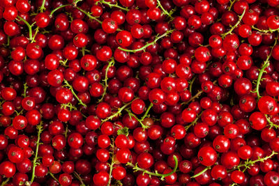 Full frame shot of strawberries