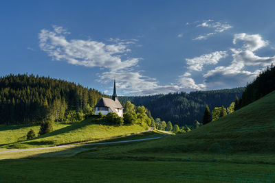 Scenic view of landscape against sky