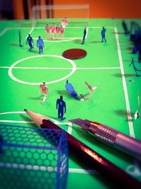 Close-up of woman in bikini