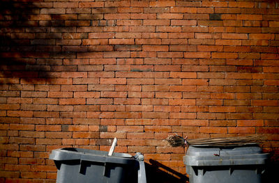 View of brick wall