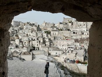 View of old town in city