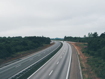 View of highway against sky