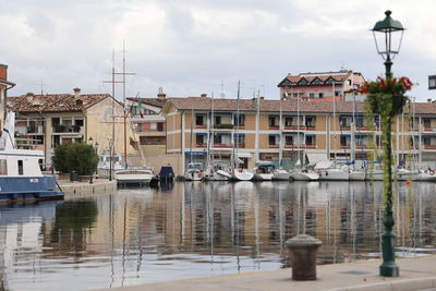 Boats in canal