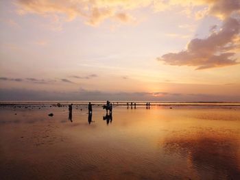 Bali beach sunset