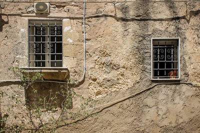 Low angle view of old building