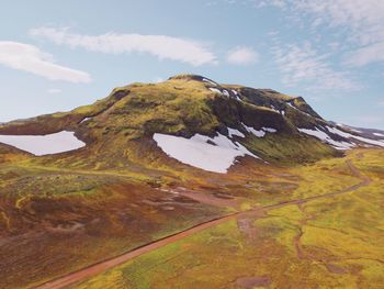 Scenic view of landscape against sky