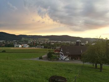 Scenic view of landscape against sky