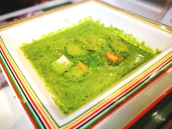 Close-up of food in plate