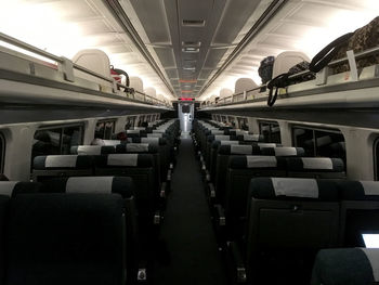 Interior of train