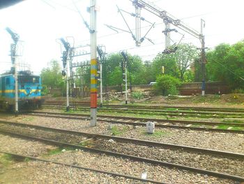 View of railroad track