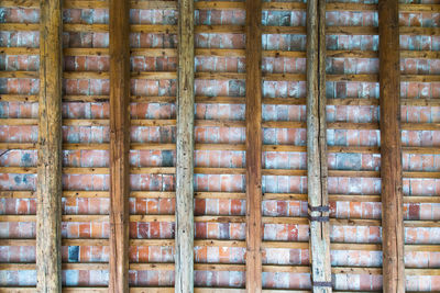 Full frame shot of old building