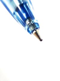 Close-up of object over white background