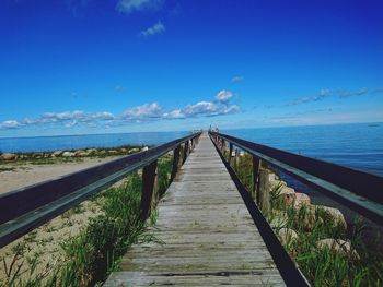 Scenic view of calm sea against sky