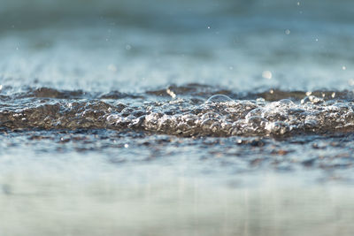 Close-up of sea waves