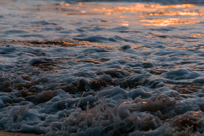 Full frame shot of rocks on beach