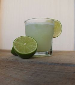 Close-up of drink on table