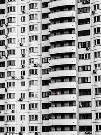 Low angle view of apartment building