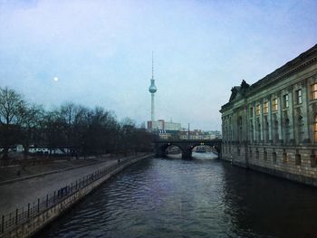 View of city at waterfront