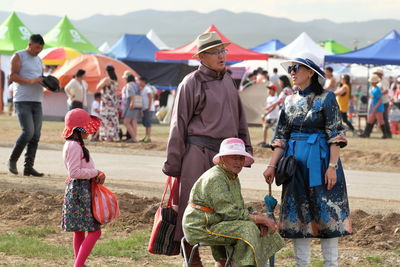 Group of people in traditional clothing