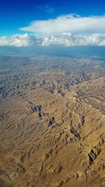 Aerial view of landscape against sky