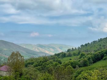 Scenic view of landscape against sky