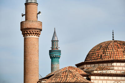 Low angle view of traditional building against sky