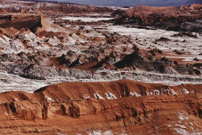 Aerial view of mountain