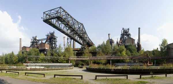 Steel mill in the north of duisburg,  developed to a cultural site and a landscape park