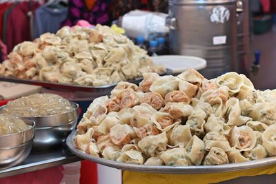 Close-up of food on table