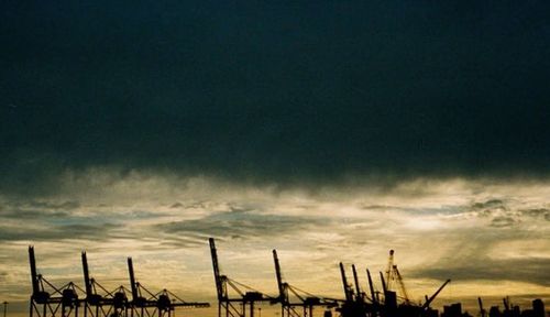 Low angle view of cloudy sky