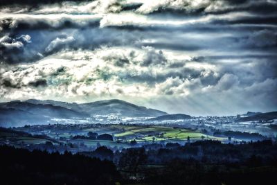 Scenic view of landscape against sky