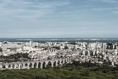 View of cityscape against sky