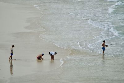 People at beach