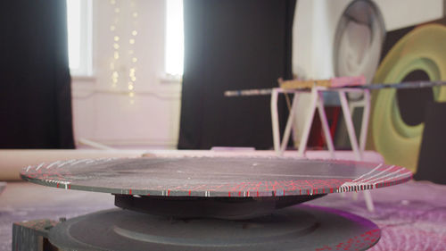 Close-up of food on table at home