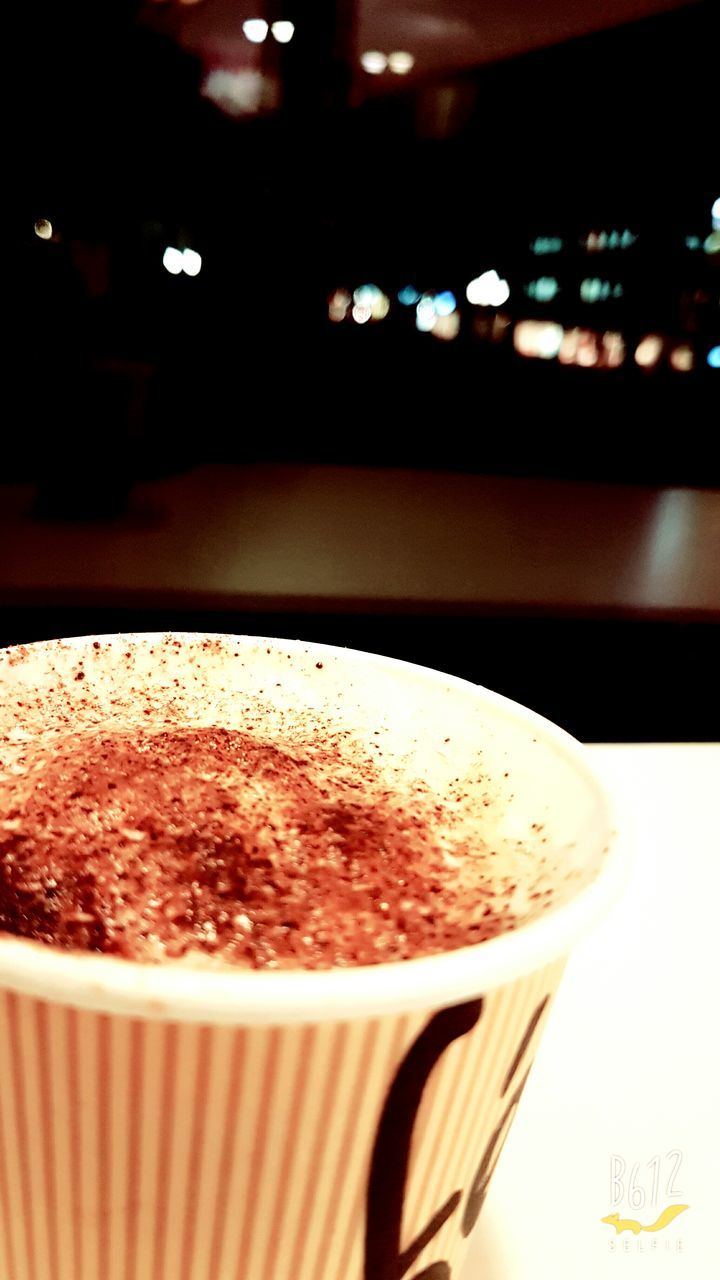 CLOSE-UP OF COFFEE IN KITCHEN