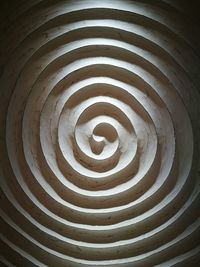 Close-up of spiral staircase