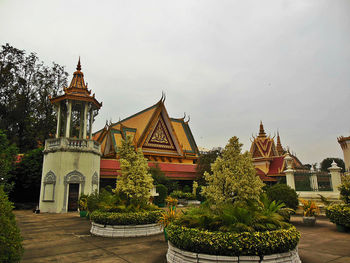 Temple against sky